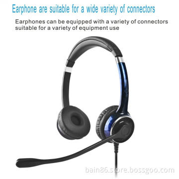 FC22 PC binaural call center headset noise-cancelling with microphone game headset